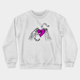 Heart Music Pink Crewneck Sweatshirt